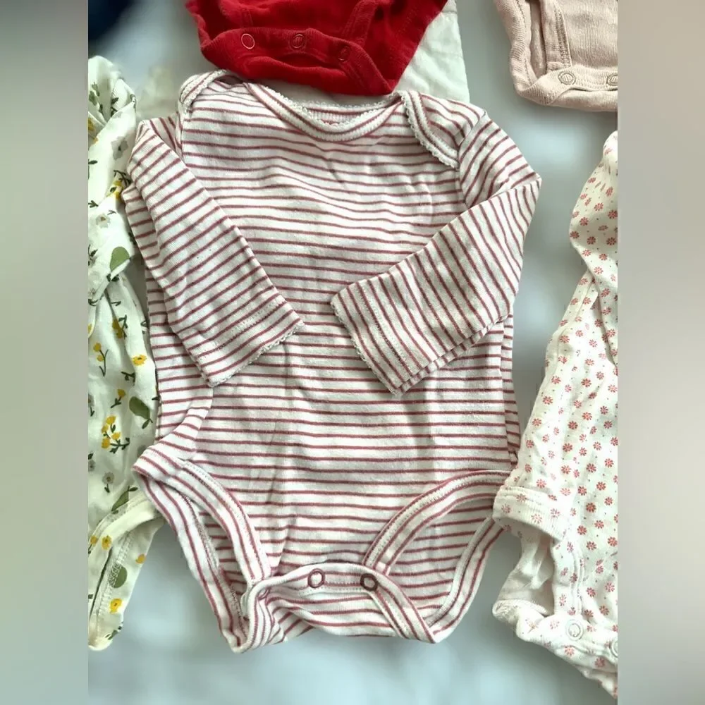 Baby Bundle Set of baby Girl 3 Month One-pieces Bodysuits Jumper  Short  Long Sl